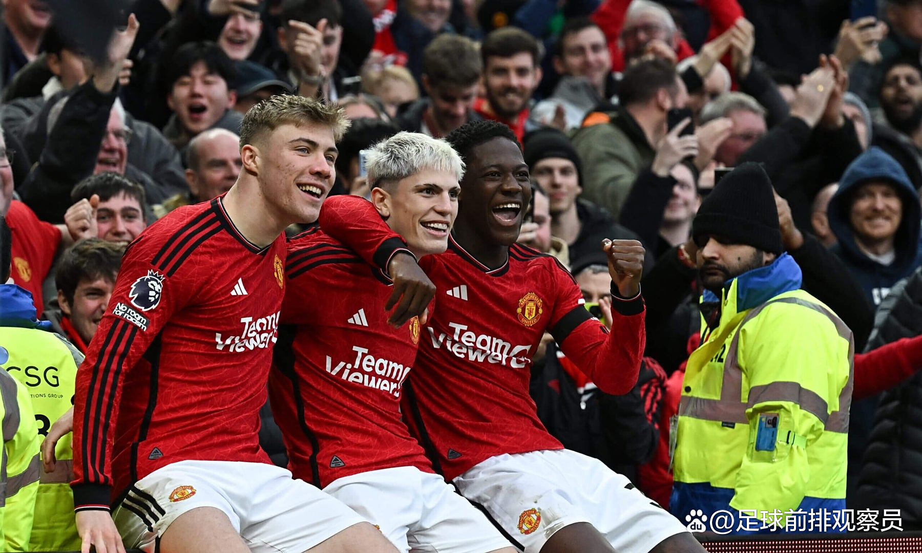 曼联主场逆转成功，球迷欢庆